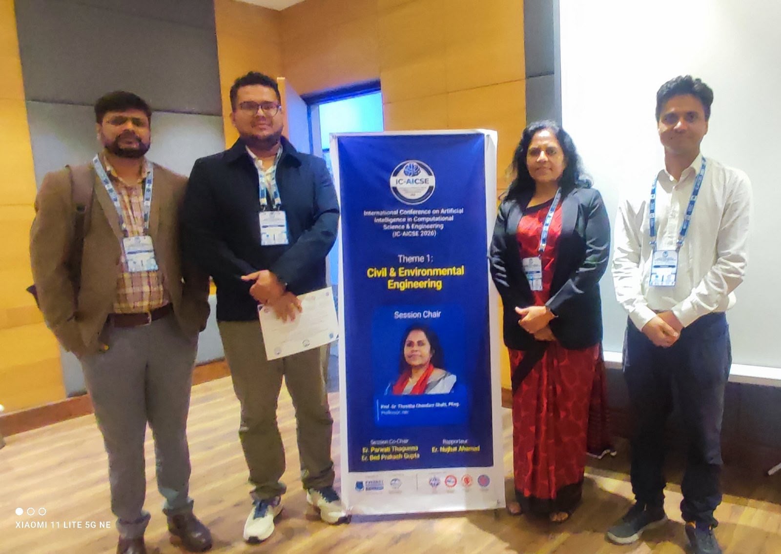 nec Graduates Present Research Papers at International Conference on Artificial Intelligence in Computational Science and Engineering